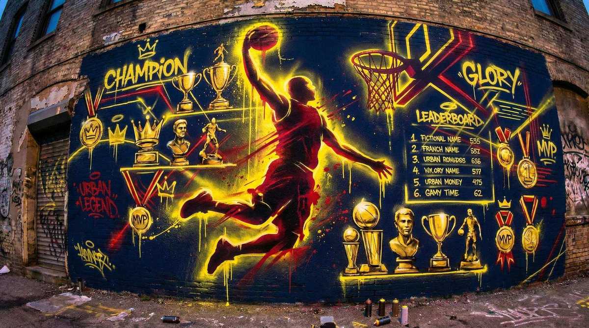 FIFA2026世界杯 | BASKET-ZONE荣誉墙合作伙伴涂鸦Logo墙